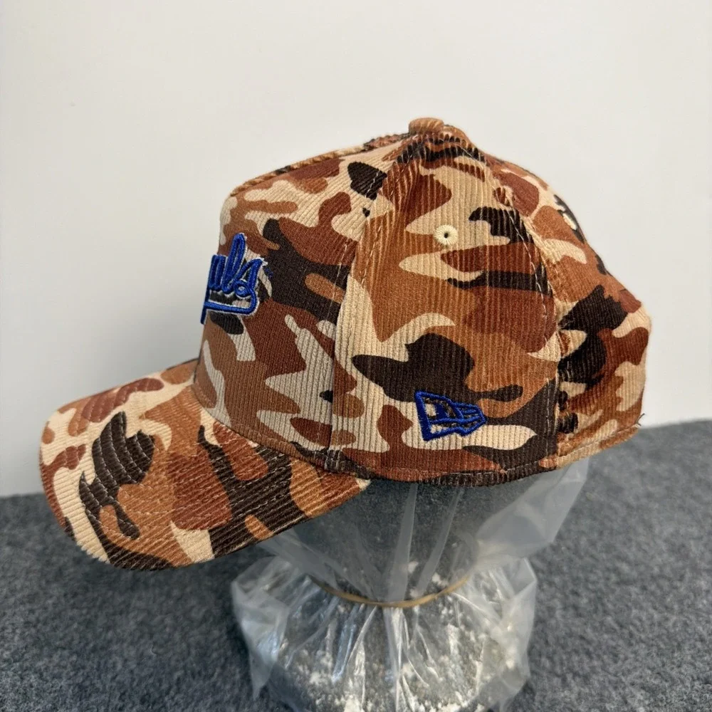 NEW Camo New Era Corduroy Baseball Cap Kansas City Royals Snapback Hat NWT‎